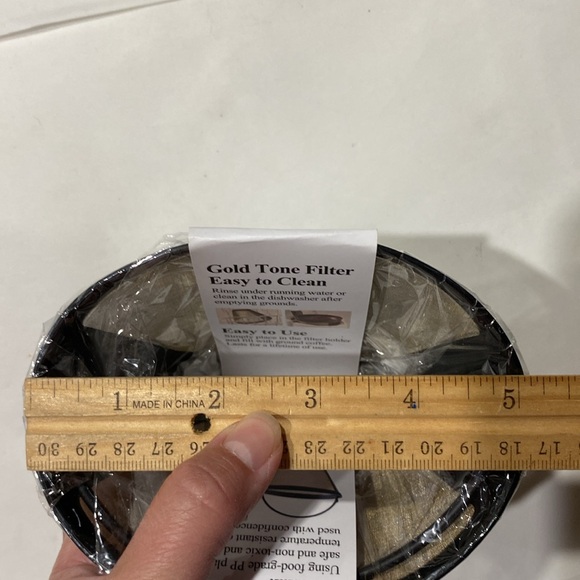 Gold Tone reusable Basket filter for Cuisinart Coffee maker GTF 10 12 14 Cup NEW - Picture 8 of 8